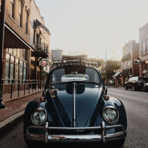 Black Vintage Car